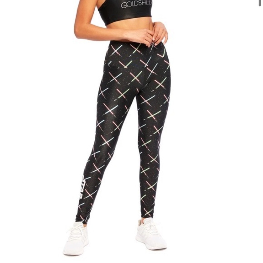 GoldSheep Star Wars Lightsaber limited edition collaboration leggings - XS